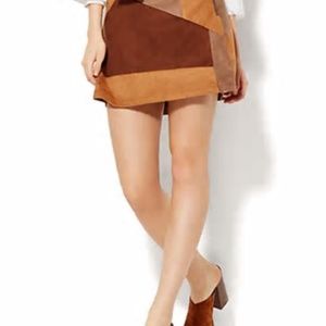 New York and Company patchwork Skirt